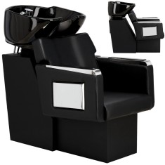 Scafa coafor Brado pentru salonul de coafură și frizerie cu bol ceramic mobil armătură baterie si cască