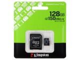 Card memorie microSDXC Kingston 128GB 150MB/s Class 10 UHS-I U1 SDCS3/128GB