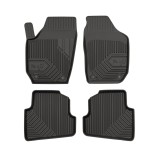 Covorase Auto Tip Tavita Frogum Compatibile Skoda Fabia II (2007-2014) - Material TPE, Marga Inalta 4cm, Rezistente, Eco