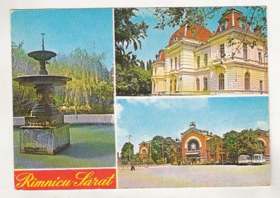 bnk cp Ramnicu Sarat - Vedere - circulata - marca fixa foto