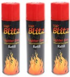 Set gaz pentru incarcat brichete Top Blitz 3 tuburi universal 3x300 ml cu 5 mufe diferite incluse