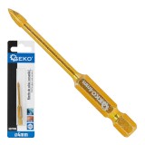 Burghiu pentru sticla si ceramica HEX, 4 mm, Geko G39701D