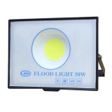 Proiector Led De Exterior COB Techstar&reg; LY-TGD-001, 50W, 8000 lm, Lumina Rece 6000-6500K, Corp Aluminiu, Suport Reglabil, IP67, Negru/Alb
