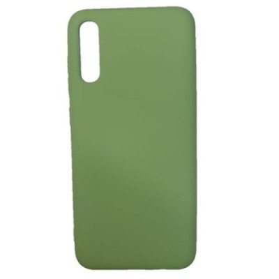 Husa silicon soft-touch compatibila cu Samsung Galaxy A70, Verde foto