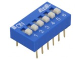 Comutator DIP-SWITCH 6 Secțiuni ON-OFF 24VDC