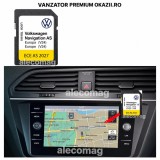 SD Card Original Volkswagen Harti navigatie 2027 32GB,Discover Media MIB2,V24 Europa Romania,Passat B8,Golf 7,CC,Tiguan,Touran,T-ROC,Amarok,Jetta
