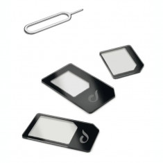 Adaptor Nano-Micro Sim Cellularline Negru