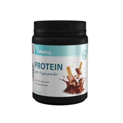 Proteina Vegetala cu Gust de Scortisoara si Ciocolata 400 grame Vitaking foto