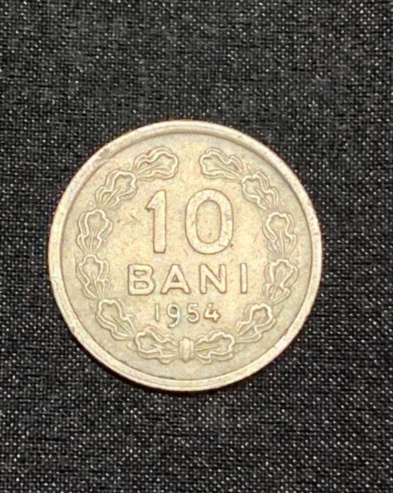 Moneda 10 bani 1954 RPR
