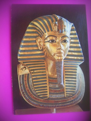 HOPCT 6855 MASCA DE AUR -TUT ANKH AMOUN .. EGIPT -AFRICA-NECIRCULATA foto