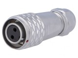 Mufă SF12 Mamă 2 PIN IP67 4-6.5mm 13A 250V