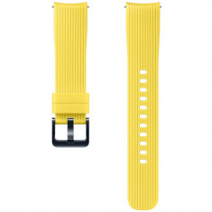 Curea smartwatch Samsung Silicone Strap 20 mm Yellow pentru Samsung Galaxy Watch 42 mm foto