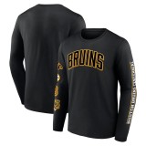 Boston Bruins tricou de bărbați cu m&acirc;necă lungă Centennial black - M