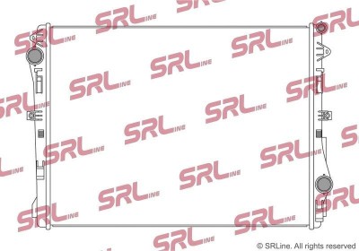 Radiator Mercedes Clasa CLS, Clasa E, Glc-Class, motor: 2.0 T, intrare/iesire conectare rapida; Mhev, 640x498x26, SRLine, Aluminiu/ Plastic brazat, foto