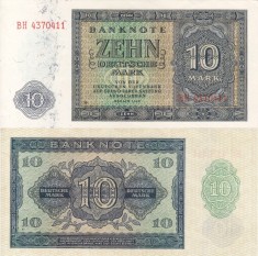 GERMANIA 10 mark 1948 UNC!!! foto