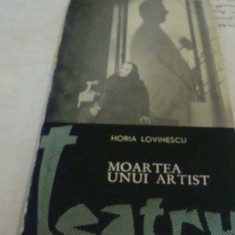 Horia Lovinescu - Moartea unui artist - teatru - 1965