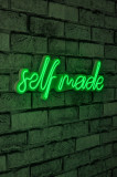 Decoratiune luminoasa LED, Self Made, Benzi flexibile de neon, DC 12 V, Verde, Neon Graph