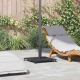 vidaXL Bază pentru umbrele de exterior Gri &icirc;nchis 45 x 45 x 31 cm Oțel 42009947