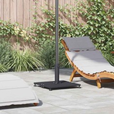 vidaXL Bază pentru umbrele de exterior Gri &icirc;nchis 45 x 45 x 31 cm Oțel