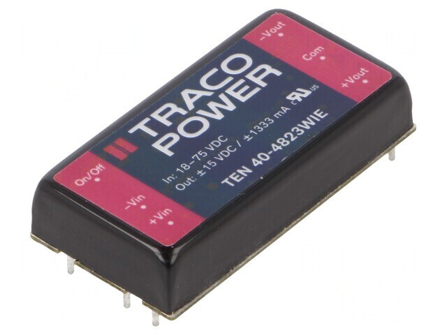 Convertor DC/DC 40W 18-75V la 15V/-15V