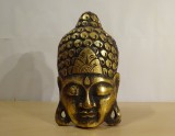 Masca Buddha cel intelept |lemn sculptat si pictat| Bali