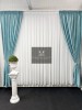 Set doua draperii Venti, turcoaz