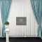 Set doua draperii Venti, turcoaz