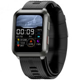 Smartwatch iSEN Watch P60 Gri, IPS 1.65 , Tensiometru cu manseta gonflabila, Monitorizare familie, Ritm cardiac, Temperatura, Oxigen