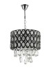 Candelabru Design Crom+Negru+Alb 4xE27 60W