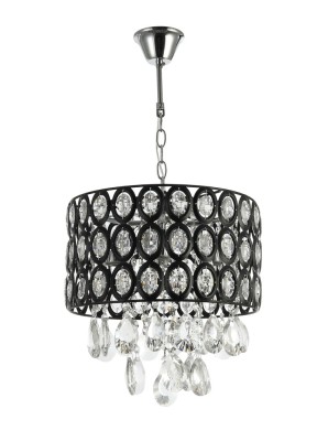 Pendul Design Crom+Negru+Alb 4xE27 60W foto