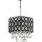 Candelabru Design Crom+Negru+Alb 4xE27 60W