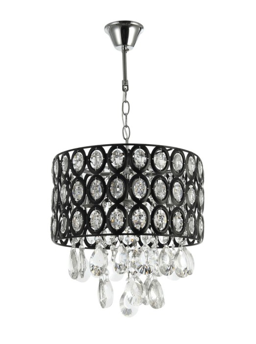 Pendul Design Crom+Negru+Alb 4xE27 60W