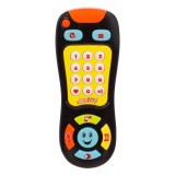 Telecomandă Jucărie pentru Bebeluși cu Lumină și Sunet, Neagră, CMCLASS