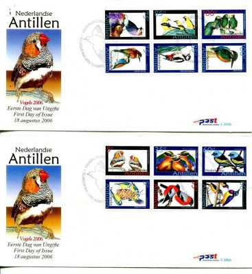 ANTILELE OLANDEZE 2006 PASARI FDC foto