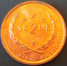 Moneda EXOTICA FAO 2 SENE - INSULELE SAMOA &amp;amp; SISIF, anul 2000 *cod 671 = UNC foto