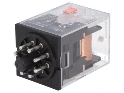 Releu Electromagnetic DPDT 24VDC 10A foto