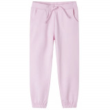 Pantaloni de trening pentru copii, roz deschis, 128 GartenMobel Dekor, vidaXL