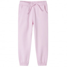 Pantaloni de trening pentru copii, roz deschis, 128 GartenMobel Dekor