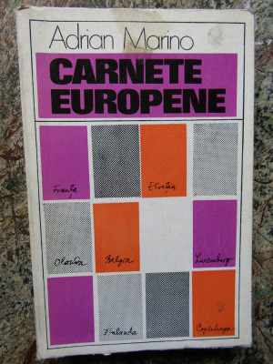 Adrian Marino - CARNETE EUROPENE foto