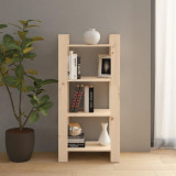 Bibliotecă/Separator cameră, 60x35x125 cm, lemn masiv de pin, vidaXL