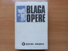 LUCIAN BLAGA - OPERE, VOL. 2. POEZII POSTUME. Ediție critica de GEORGE GANA foto