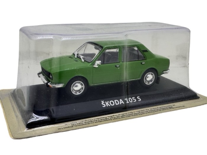 Macheta Skoda 105 S verde 1:43