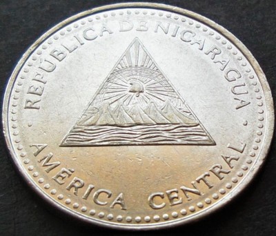Moneda 1 CORDOBA - NICARAGUA, anul 2007 *cod 1652 foto