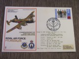 RAF Fylingdales 1971 - Plic filatelic comemorativ Anglia ,temă Aviatică