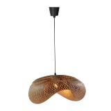 Cumpara ieftin Lustra Lighty E27 bambus natural 42x42x13 cm