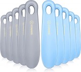 Set de 10 incaltatoare pentru pantofi Zomake, plastic, gri/albastru, 18,5 x 3,5 x 4,5 cm