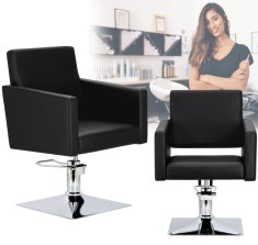 Scaun de coafat Atina hidraulic rotativ pentru salonul de coafură scaun de coafor