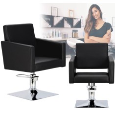 Scaun de coafat Atina hidraulic rotativ pentru salonul de coafură scaun de coafor