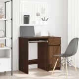 vidaXL Birou Stejar maro 86x49x76 cm Lemn prelucrat 861829