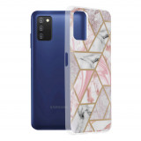 Techsuit - Marble Series - Samsung Galaxy A03s roz